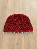 Crochet Beanie-Pearls