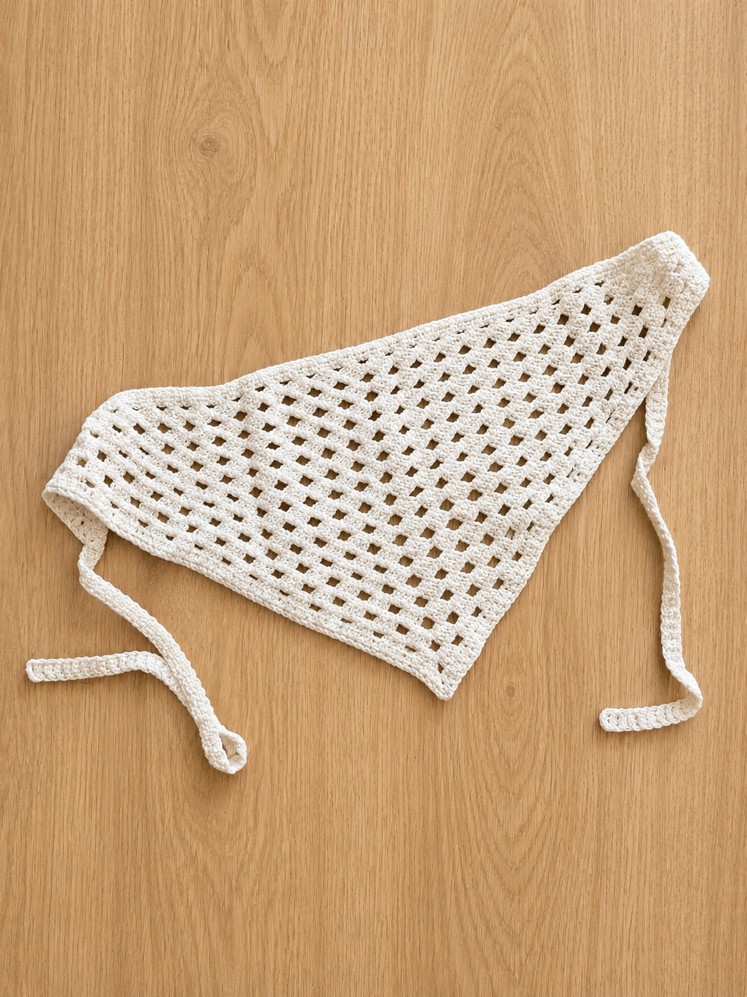 Crochet Bandana White